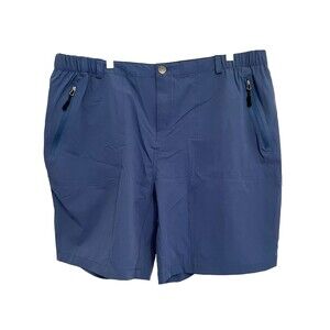 NWT Pudolla Men's Hiking Outdoor Shorts Size 3XL Quick Dry Lightweight Blue XXXL